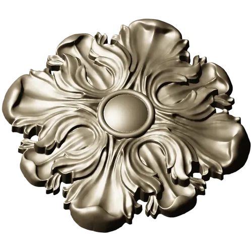 Florentine Acanthus Rosette STL for CNC carving