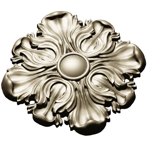 Florentine Acanthus Rosette STL for CNC carving