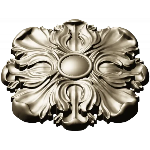 Florentine Acanthus Rosette STL for CNC carving