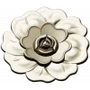 Floral Rosette STL for CNC - High Relief Decorative Medallion
