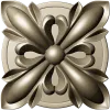 High-Relief Floral Rosette STL for CNC
