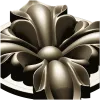 High-Relief Floral Rosette STL for CNC