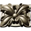 High-Relief Floral Rosette STL for CNC