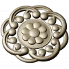 Daisy Knot Rosette - STL 3D model for CNC carving