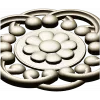 Daisy Knot Rosette - STL 3D model for CNC carving