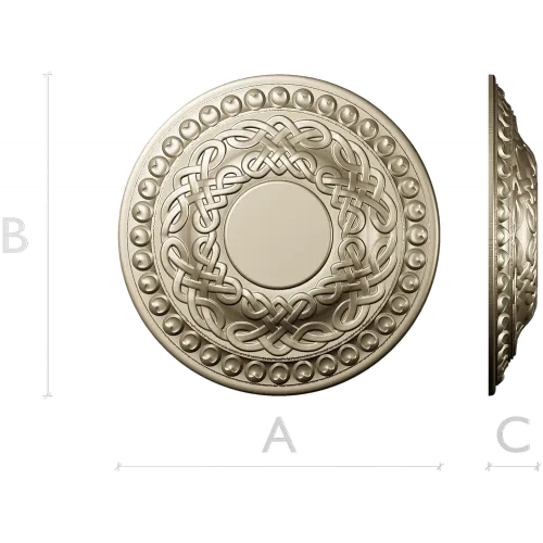 Celtic Knot Rosette STL
