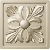 Square Acanthus Rosette STL for CNC