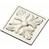 Square Acanthus Rosette STL for CNC