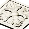 Square Acanthus Rosette STL for CNC