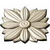 Layered Floral Rosette STL - decorative 3D model for CNC
