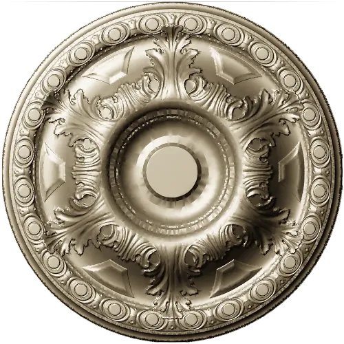 Imperial Acanthus Rosette - STL 3D model for CNC milling