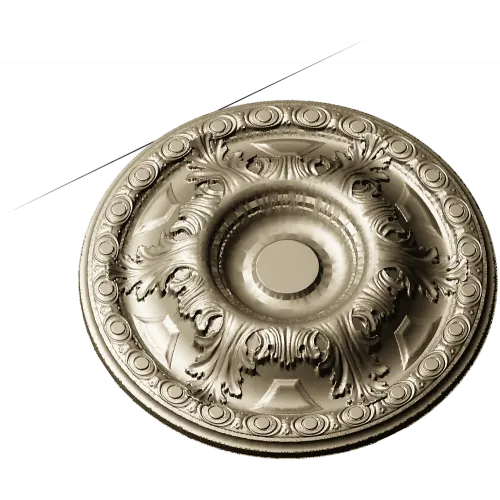 Imperial Acanthus Rosette - STL 3D model for CNC milling