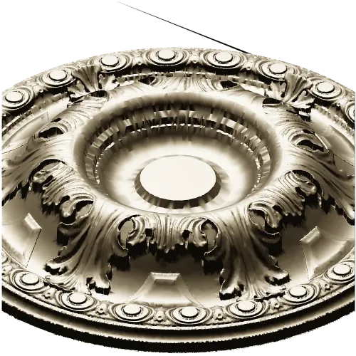 Imperial Acanthus Rosette - STL 3D model for CNC milling