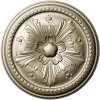Decorative Round Floral Rosette - STL 3D Model for CNC