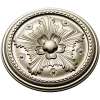 Decorative Round Floral Rosette - STL 3D Model for CNC