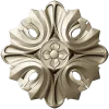 Florentine acanthus rosette - STL 3D model for CNC
