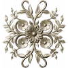 Floral Sunburst Rosette - STL 3D model for CNC