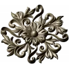 Florentine Bloom Rosette - detailed STL 3D model for CNC milling