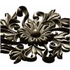 Florentine Bloom Rosette - detailed STL 3D model for CNC milling