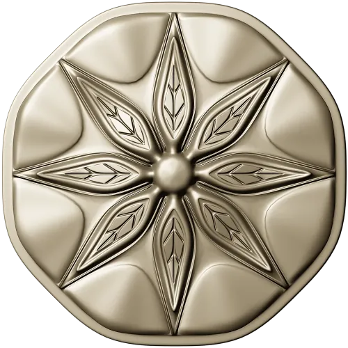 Octagonal Eight-Point Rosette STL for CNC