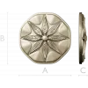 Octagonal Eight-Point Rosette STL for CNC