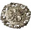 Baroque Floral Rosette STL for CNC