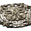 Baroque Floral Rosette STL for CNC