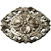 Baroque Floral Rosette STL for CNC