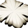 Square Floral Rosette STL for CNC Milling