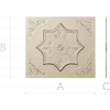Ornate Eight-Point Rosette 3D Model for CNC