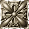 Decorative Floral Rosette STL for CNC