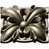 Decorative Floral Rosette STL for CNC