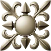 Aurelia Rosette - STL 3D model for CNC milling