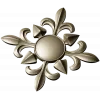 Aurelia Rosette - STL 3D model for CNC milling