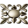 Aurelia Rosette - STL 3D model for CNC milling