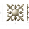 Aurelia Rosette - STL 3D model for CNC milling