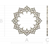 Классическая круглая розетка - 3D модель STL для ЧПУ