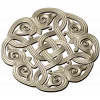 Round Celtic Knot Rosette - STL 3D Model for CNC
