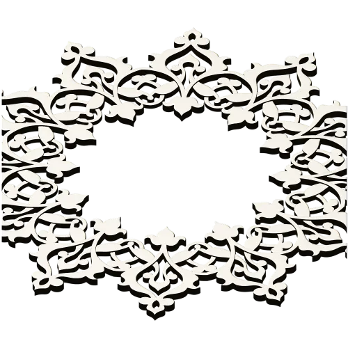 Ornamental Arabesque Rosette STL for CNC