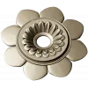 Floral Rosette STL Model for CNC