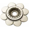 Floral Rosette STL Model for CNC