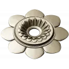Floral Rosette STL Model for CNC