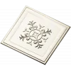 Square Rosette STL - Ornate Medallion 3D Model for CNC
