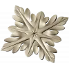 Acanthus Star Rosette - STL 3D model for CNC