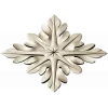 Acanthus Star Rosette - STL 3D model for CNC
