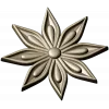 Starleaf Rosette - STL 3D model for CNC routing