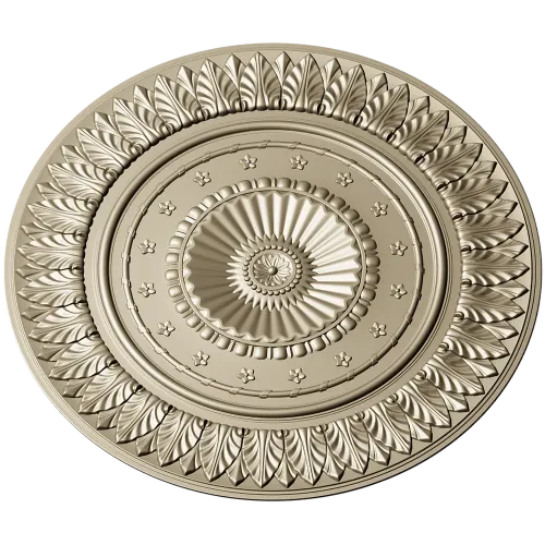 Розетка "Подсолнух" - stl модель для ЧПУ