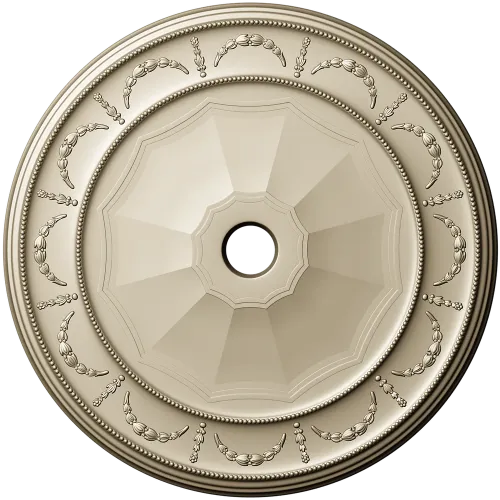 Classic Garland Ceiling Rosette - STL 3D model for CNC