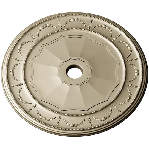 Classic Garland Ceiling Rosette - STL 3D model for CNC