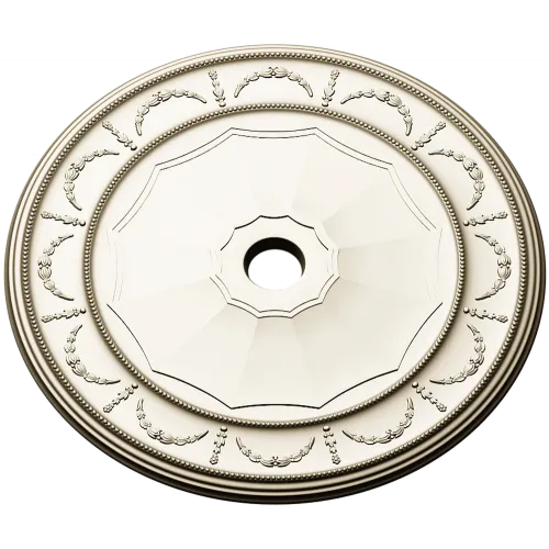 Classic Garland Ceiling Rosette - STL 3D model for CNC